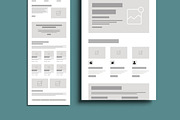 Sport Wireframe Landing Layout, a Wireframe Template by MightyDesign (Thumbnail 3 of 6)