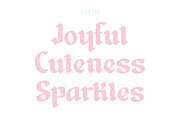 Messy Bun - Blackletter Font, a Blackletter Font by ariodsgn (Thumbnail 5 of 9)