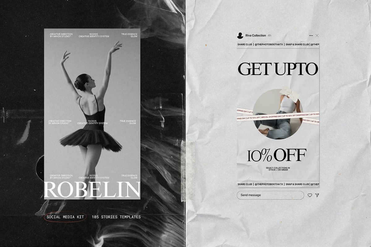 RIVA | Social Media Kit Story Bundle, a Social Media Template by Prapti Design (Photo 5 of 10)