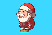Mini santa!, a Seasonal Illustration by pedrors (Thumbnail 3 of 3)