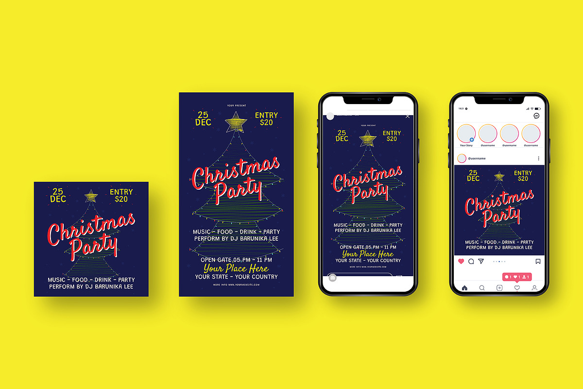 Christmas Party Flyer, a Flyer Template by herutage (Photo 2 of 4)