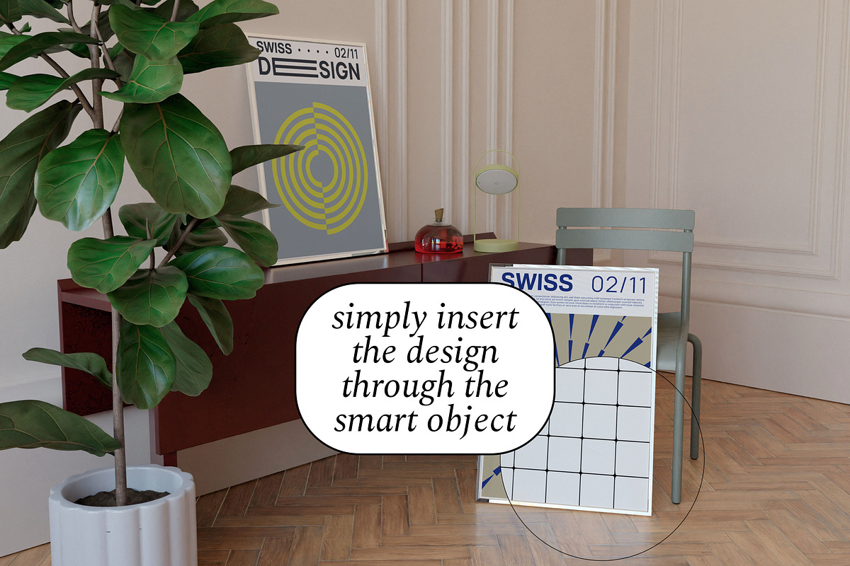 Mockup Set. Silver Frame Mockups ARI, a Household Mockup by Bonumo (Photo 7 of 10)