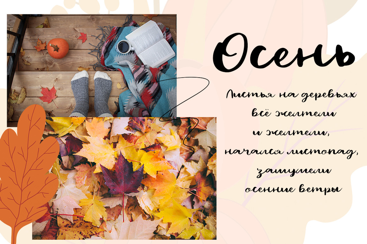 Hello Autumn/Latin & Cyrillic/ Sale preview 5