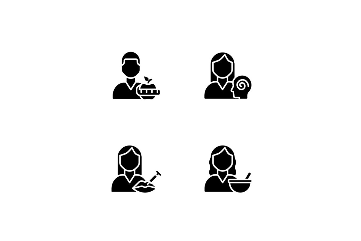 Healthcare services black glyph icon, a Solid Icon by IMG Visuals
