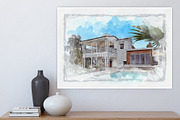 Digital House Painting Art Creator, an Action Add-On by MRI STUDIO (Thumbnail 10 of 29)