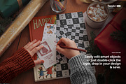Christmas Card Mockup Set, a Product Mockup by Renderteam (Thumbnail 3 of 16)