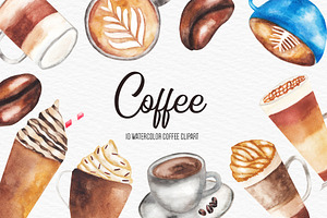 Watercolor Coffee Illustration