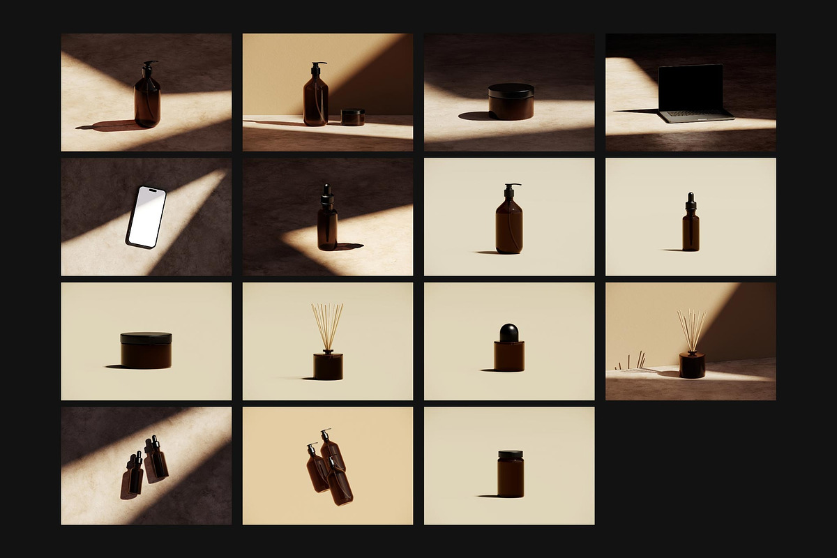 Aura Cosmetic Mockup Collection, a Packaging Mockup by Mockup Line (Photo 8 of 8)