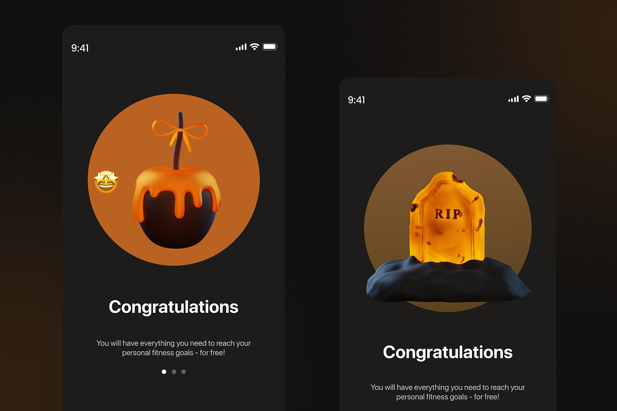 HallowsEve–Premium Halloween 3D icon, an Object 3D Model by Iqonic Design (Photo 3 of 8)