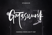 Gatasuunk, a Script Font by Design Dukkan (Thumbnail 1 of 12)