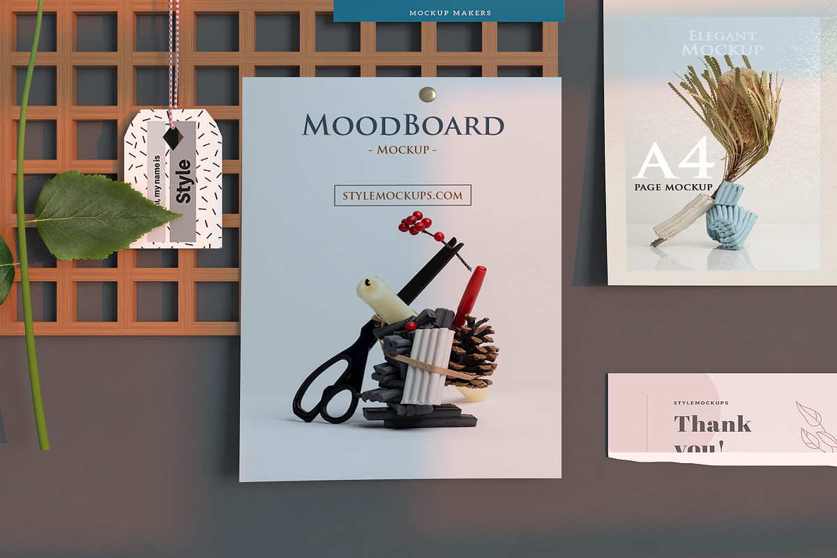 Minimal Moodboard Scene Creator, a Product Mockup by StyleMockups (Photo 7 of 8)