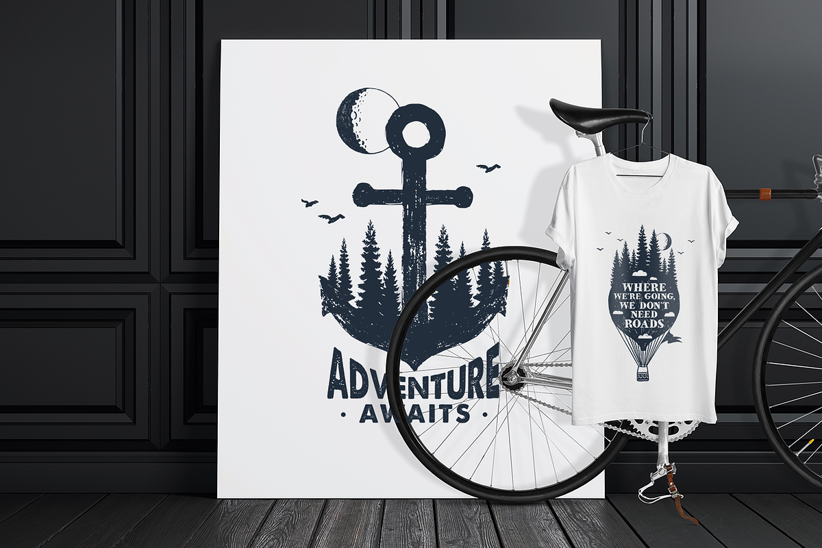 WildLife. 15 Double Exposure Badges, a Branding & Logo Template by Cosmic Store (Photo 11 of 12)