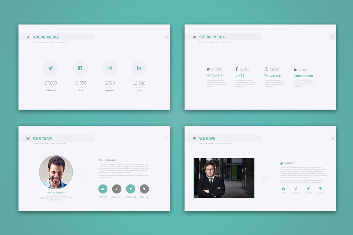 Basic Powerpoint Template, a Presentation Template by PreFactory (Photo 3 of 6)