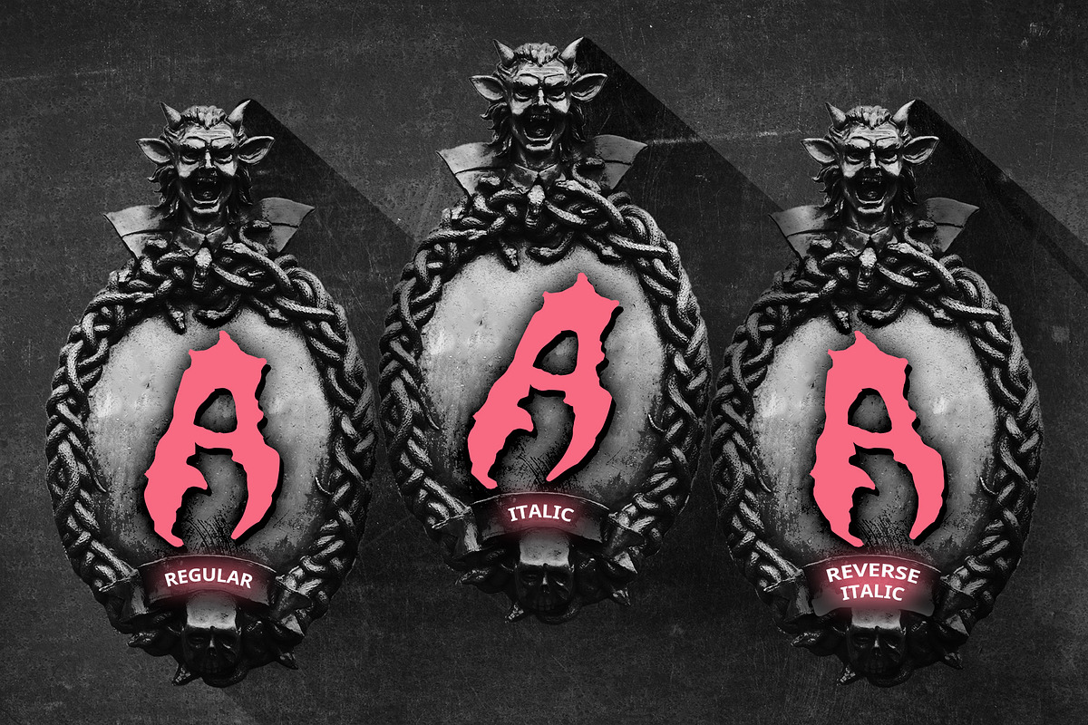 CS Oztende – Black Metal Font, a Blackletter Font by Craft Supply Co. (Photo 5 of 8)