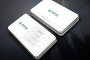Simple Corporate Business Card, a Business Card Template by InfinityArt (Thumbnail 1 of 2)