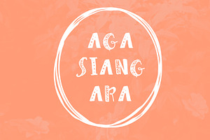 Agasiangara Font Kids Book & Fun