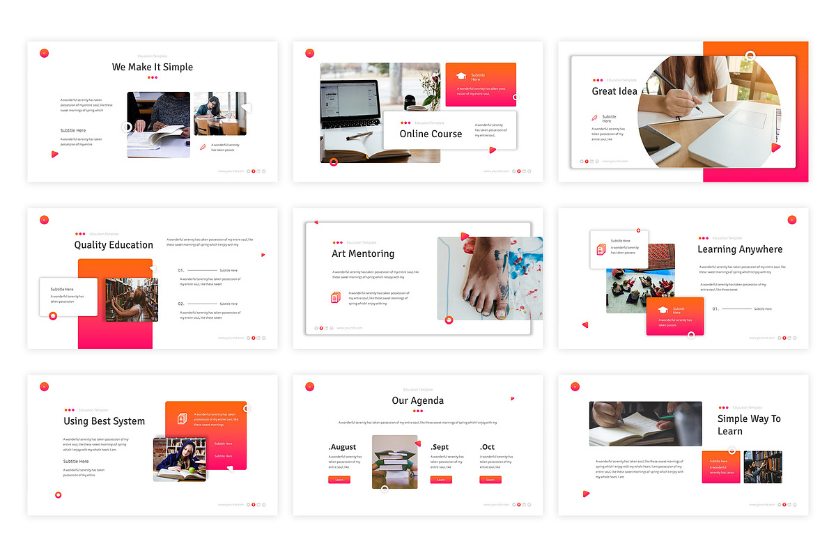 Education - Powerpoint Template, a Presentation Template by kylyman