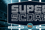 Superscore - variable dot font, a Font by Swell Type (Thumbnail 1 of 7)