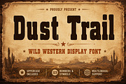 Dust Trail, a Slab Serif Font by Wow Magic (Thumbnail 1 of 4)