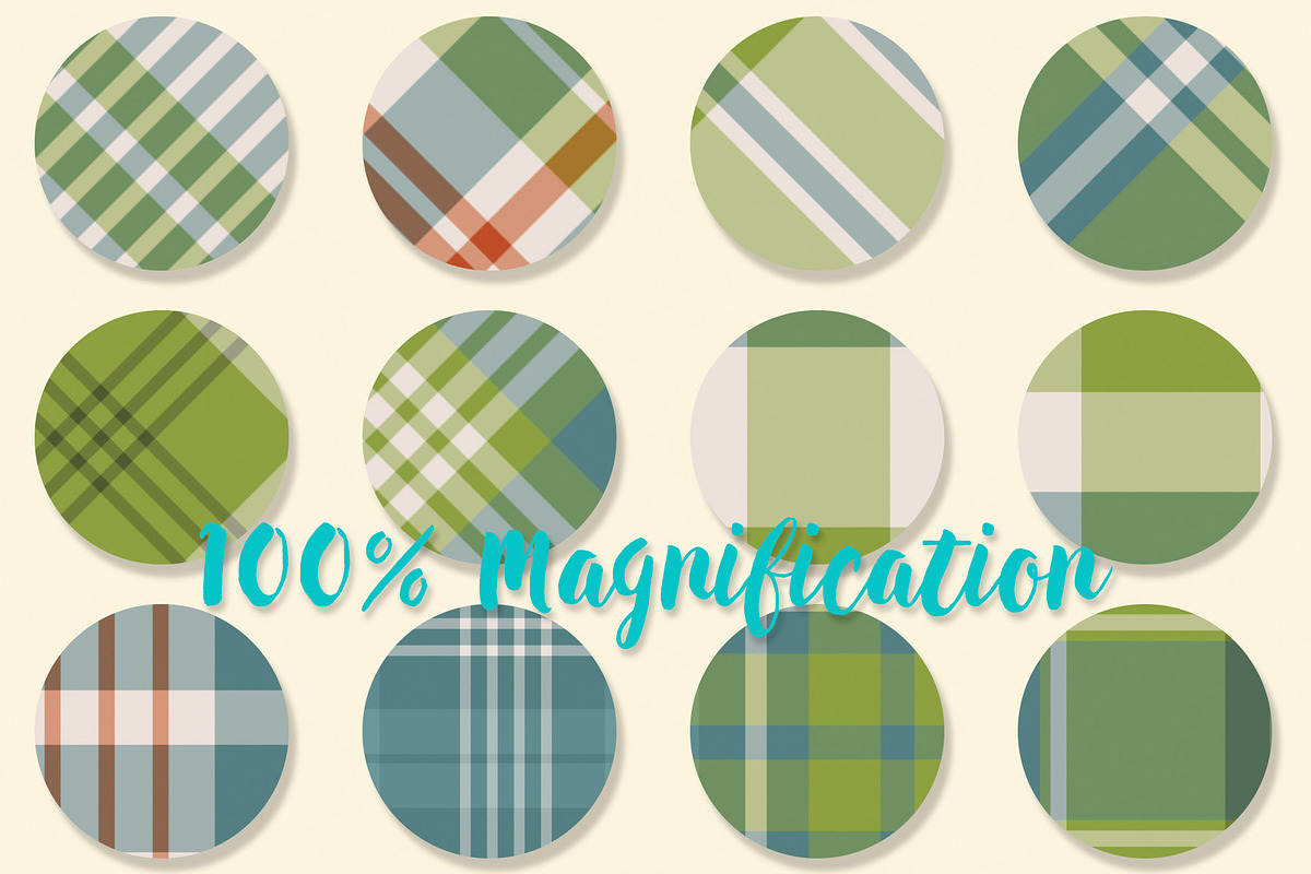 Masculine Plaid - Blue and Green, a Pattern Graphic by Northern Whimsy ...