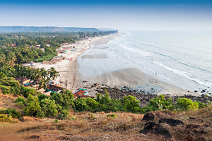 Arambol beach, a Photo by saiko3p