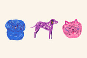 Hand drawn Dogs collection, an Animal Illustration by MoleskoStudio (Thumbnail 17 of 26)