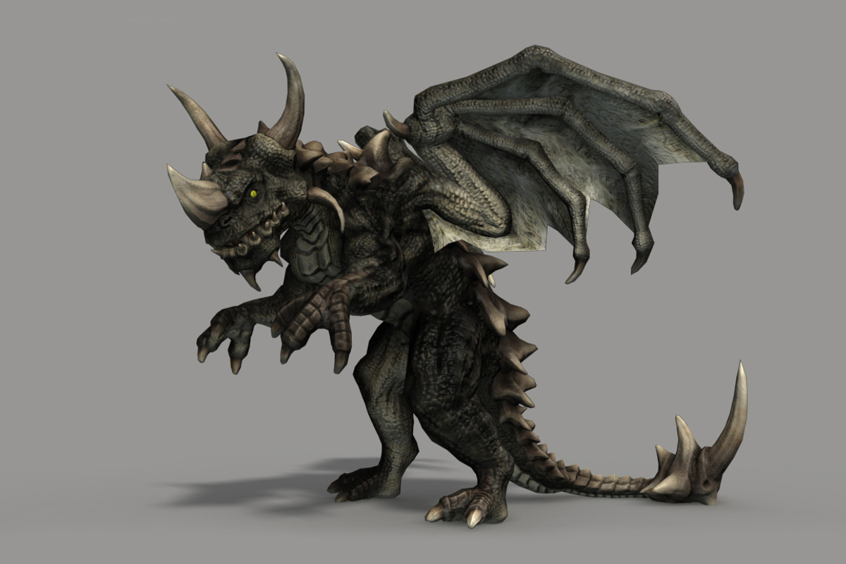DRAGON REX ALPHA fbx only, a Characters & Person 3D Model by PROTOFACTOR (Photo 2 of 2)