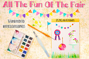 Fun of the Fair Watercolor Bundle, an Illustration by Violet LeBeaux (Thumbnail 2 of 3)