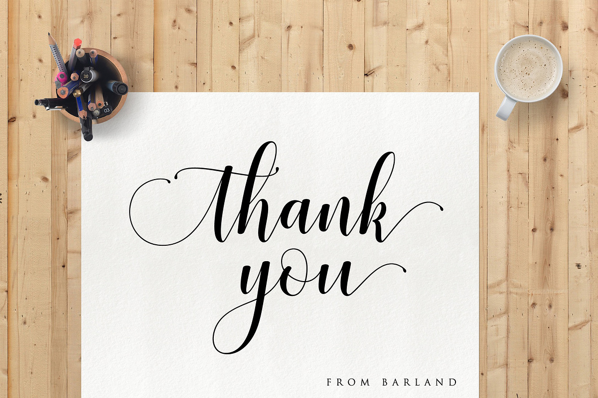 Honilad Script | 30 Off, a Script Font by Barland Design (Photo 14 of 14)