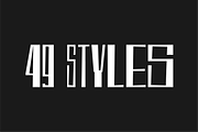 Nullomis | 49 fonts - 70% OFF, a Sans Serif Font by kulturrrno (Thumbnail 9 of 11)