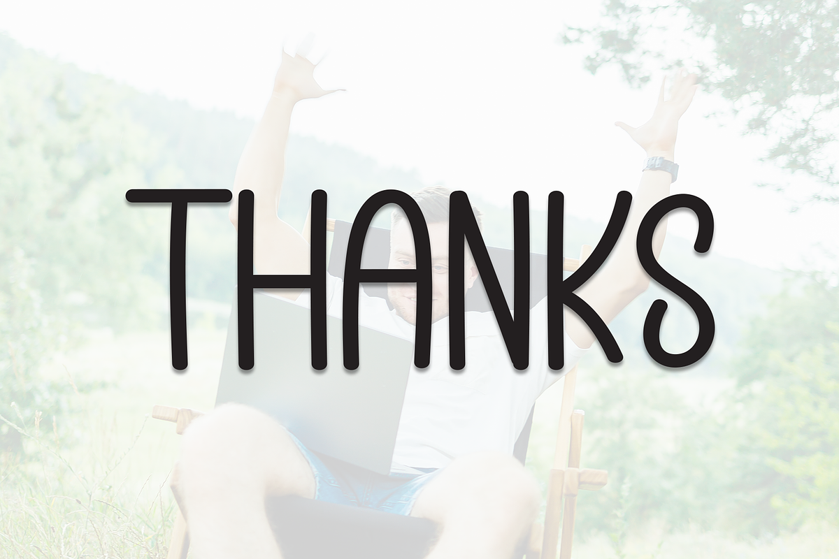 Happy Weekend | Script Font, a Script Font by Scratchones (Photo 8 of 8)