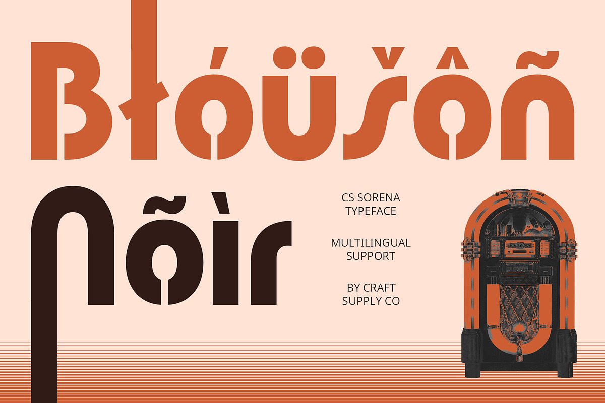 CS Sorena – Retro Font, a Sans Serif Font by Craft Supply Co. (Photo 5 of 8)
