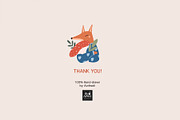 Autumn Foxes - Fall Forest clipart, an Animal Illustration by avdnadi (Thumbnail 11 of 11)