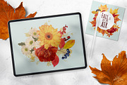 Golden | Watercolor Autumn set, a Decorative Illustration by Tanya Vollar (Thumbnail 14 of 14)