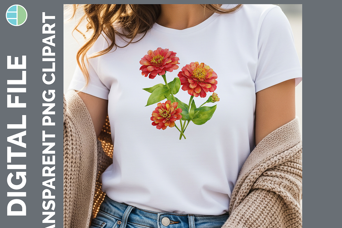 Wildflower Illustration Bundle PNG, a Decorative Illustration by Enliven Designs (Photo 8 of 8)