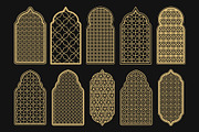 Rania - Arabic Windows Element Set, a Pattern Graphic by Invisual Studio (Thumbnail 3 of 10)