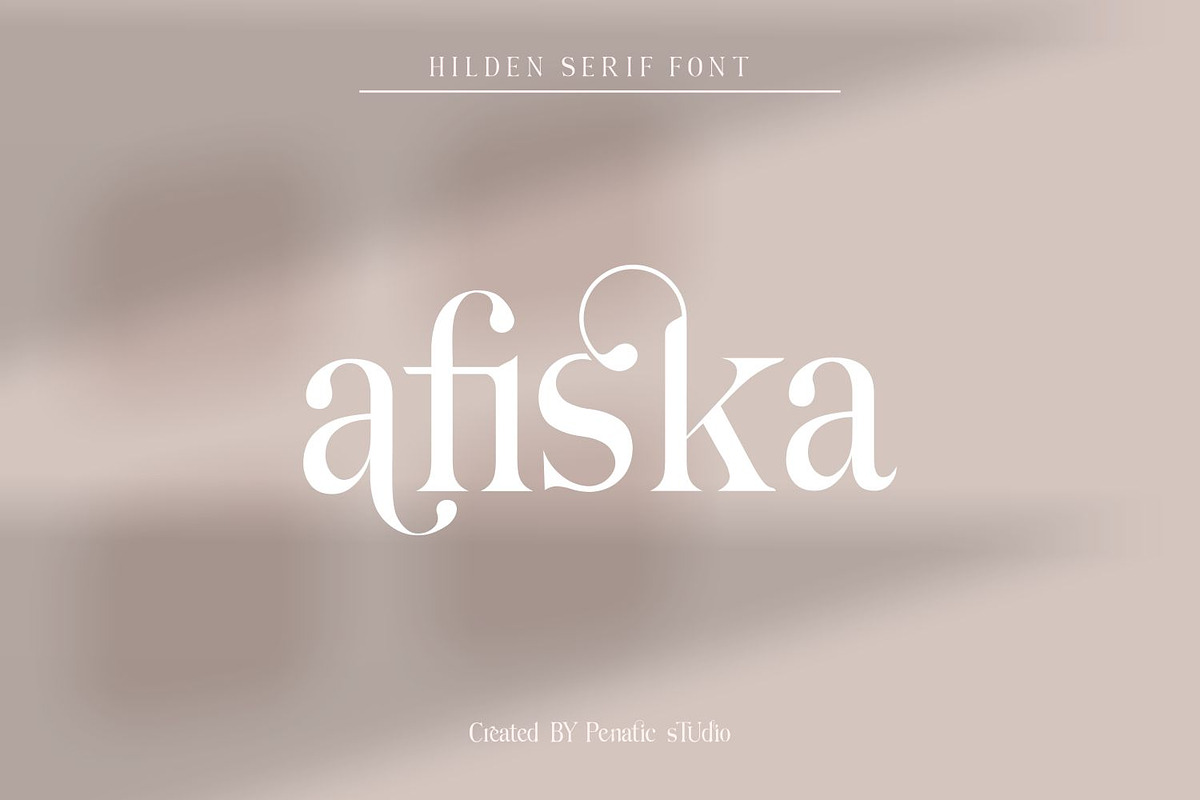 Hilden - stylish modern serif font, a Serif Font by Penatic Studio (Photo 7 of 14)