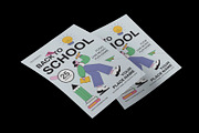Flat Vector Back to School Flyer, a Flyer Template by Neermana (Thumbnail 3 of 4)