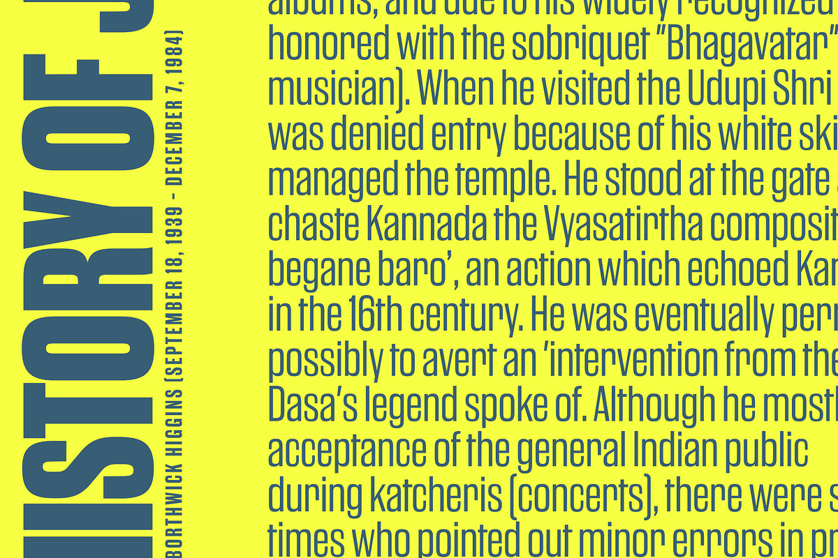 Andover Gothic — A Condensed Grotesk, a Sans Serif Font by Inlay Studio (Photo 4 of 6)