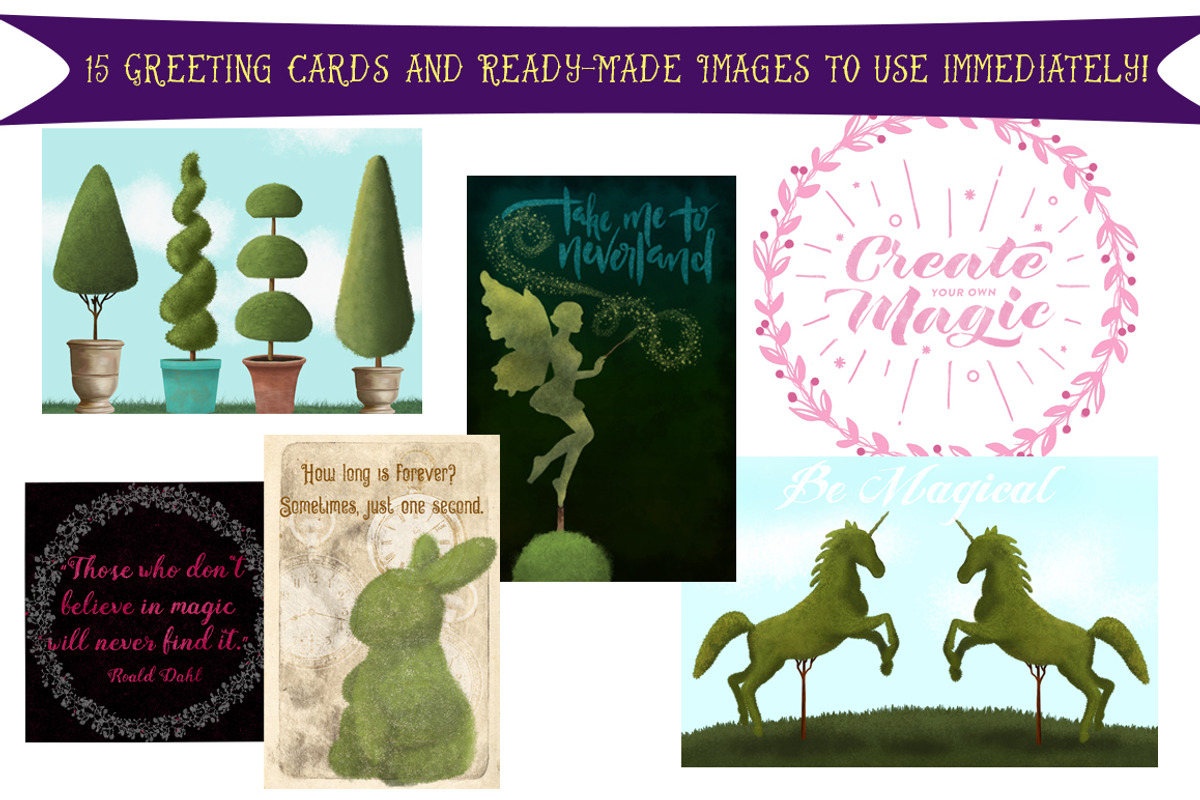 Fantastical Beast Garden Sculptures, an Illustration by Little Bunny Sunshine (Photo 7 of 10)