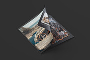 Square Trifold Brochure Mockups, a Print Template by Mockups by Carlos Viloria (Thumbnail 14 of 23)