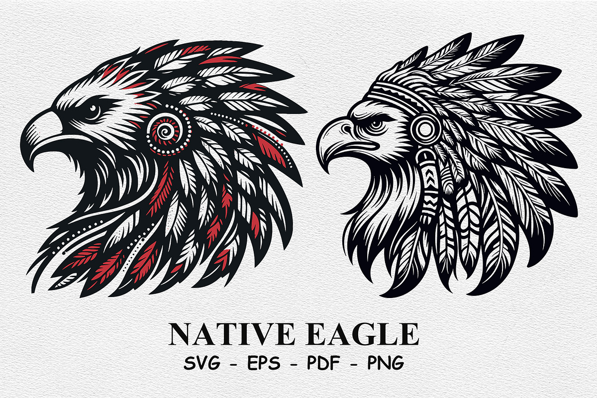 Native Eagle, an Object Illustration by DevantCreate