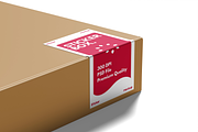 Sticker With Box Mockup, an Advertising Mockup by DSNA Mockup (Thumbnail 5 of 5)