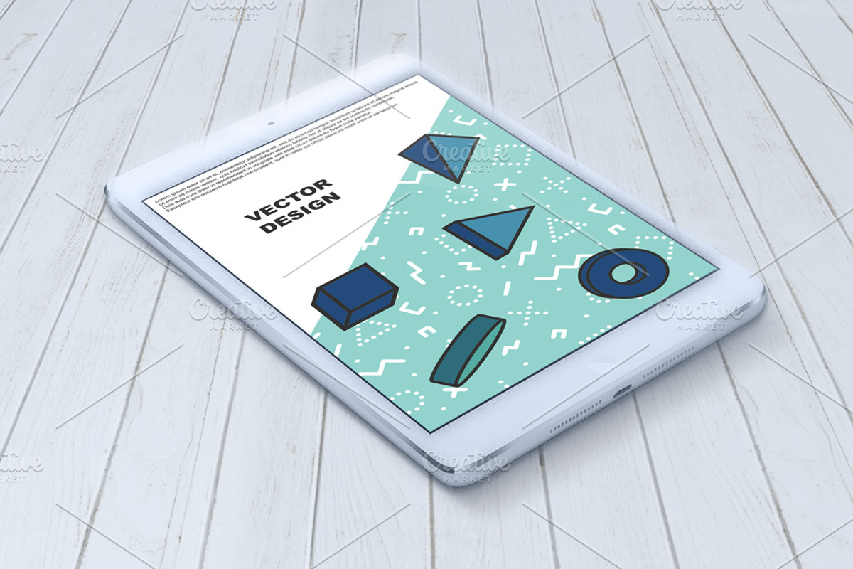 Abstract trendy posters 80-90s, a Brochure Template by ExpressShop (Photo 3 of 3)