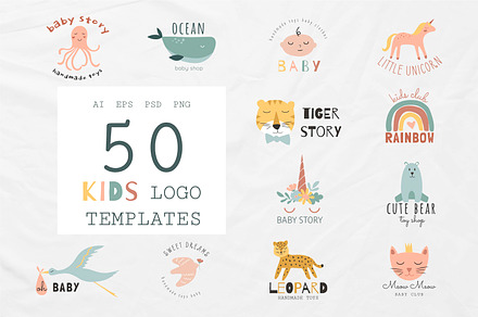 Kids Logo Templates