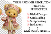 Mother’s Day Teddy Bear Clipart, an Illustration by Daily.Designs (Thumbnail 2 of 8)