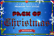 Christmas Pack #1 - Text Styles, a Layer Style Add-On by Jonas Stensgaard (Thumbnail 8 of 23)
