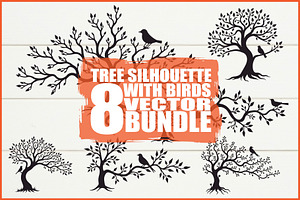Tree Roots Silhouette Vector Pack, an Illustration by hafijul