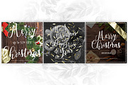 24 Instagram Christmas Posts, a Social Media Template by RussGFX (Thumbnail 2 of 9)