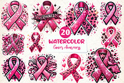 Breast Cancer Awareness PNG, an Illustration by CreationArt (Thumbnail 1 of 5)